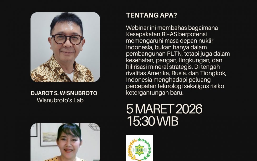 Masa Depan Nuklir Indonesia di Tengah Kesepakatan Strategis RI–AS